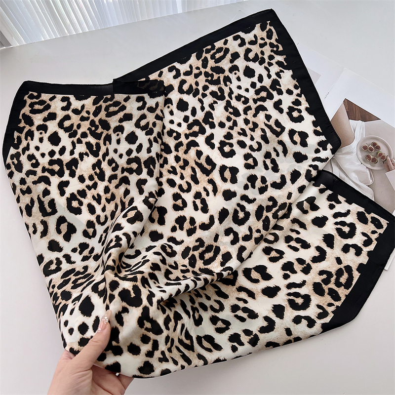 70cm Square Luxury Leopard Pri - Scarf Silk Square review and price