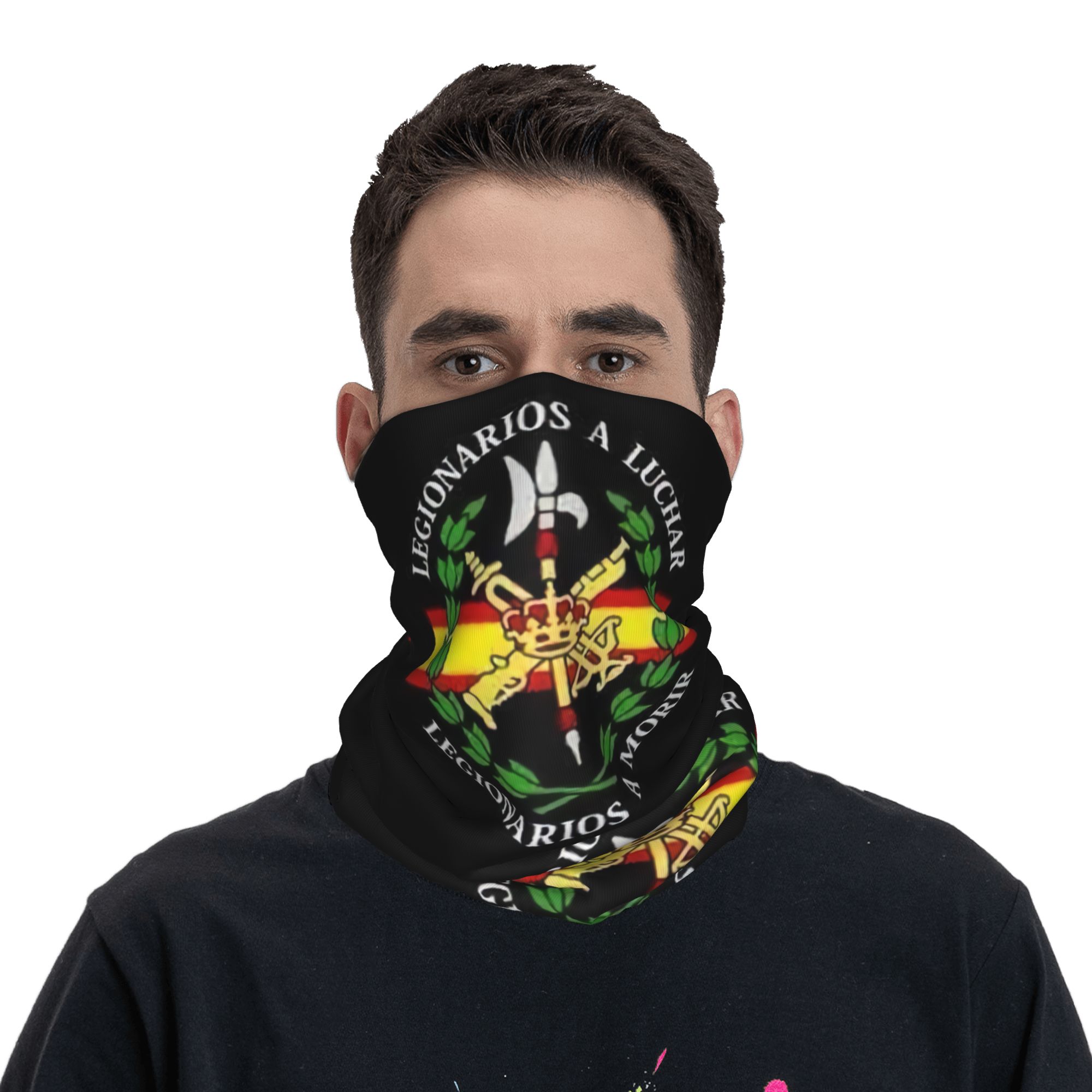 Custom Spanish Legion Bandana  - Neck Warmer Tube review and price