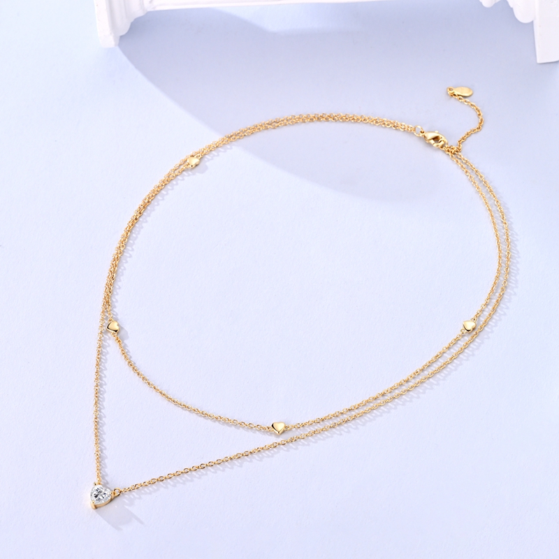 925 Sterling Silver Gold Neckl - Tie Clip Silver review and price