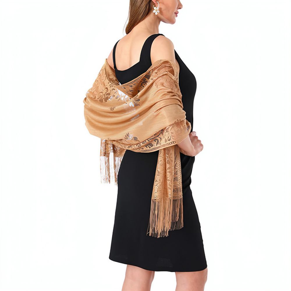 Fashion Floral Lace Shawl For  - Stole Wedding Shawl review and price