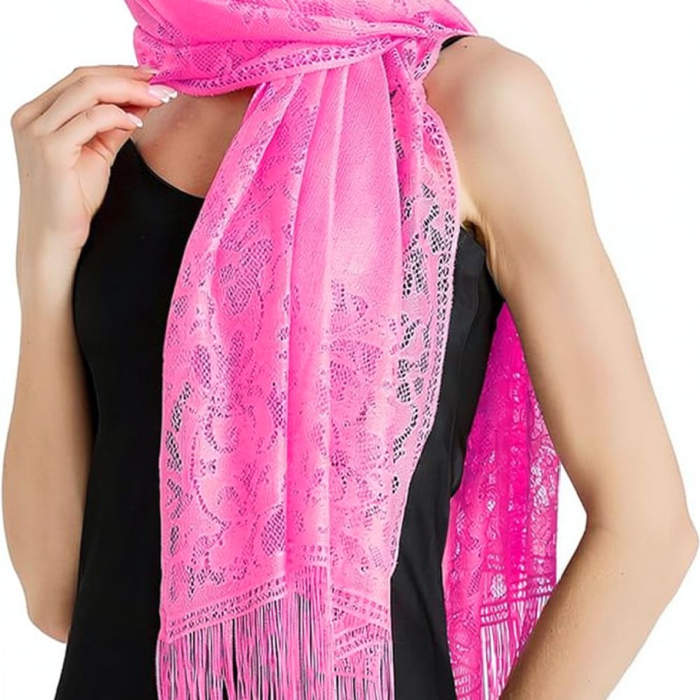 Fashion Floral Lace Shawl For  - Stole Wedding Shawl review and price