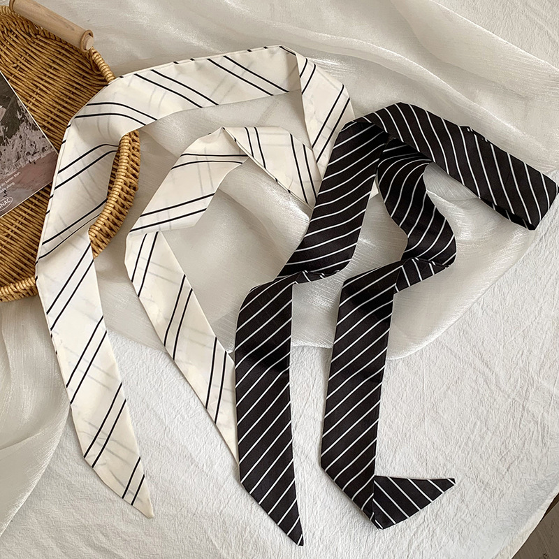 Summer new striped silk scarf  - Silk Tie Striped review and price