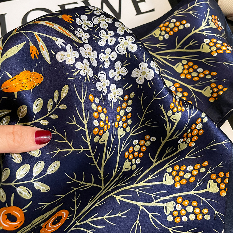 2026 Fashion 100% Real Silk Sq - Scarf Silk Square review and price