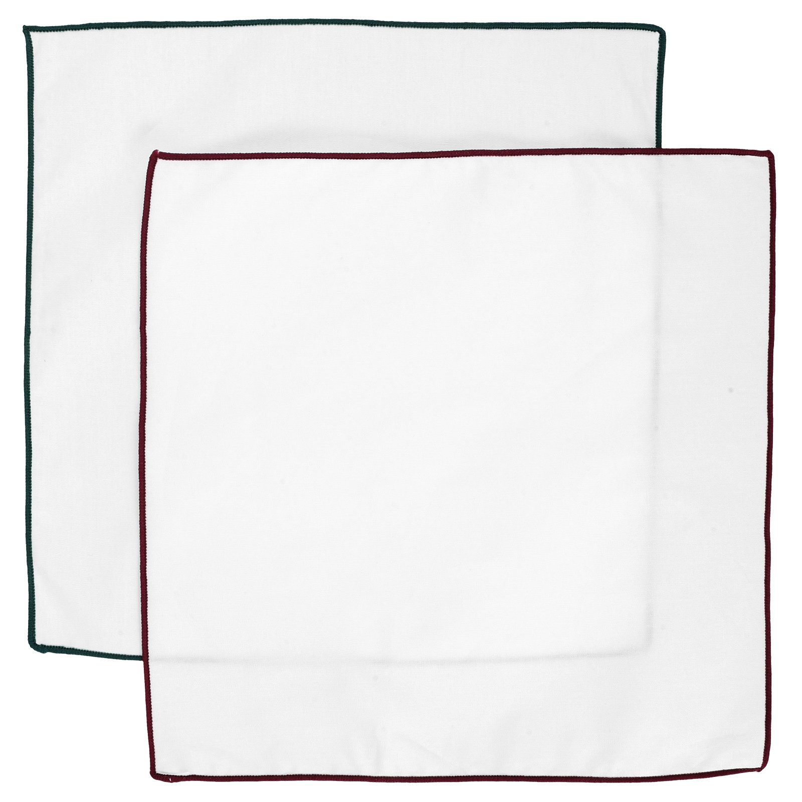 2Pcs White Simple Cotton Pocke - Handkerchief Cotton Men review and price
