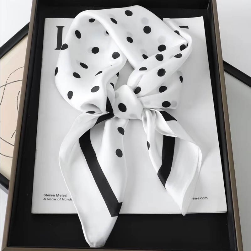 Luxury Lady Hair Dot Scarf Fem - Scarf Silk Square review and price
