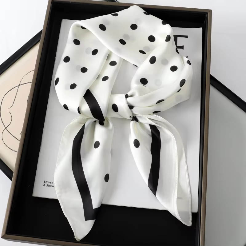 Luxury Lady Hair Dot Scarf Fem - Scarf Silk Square review and price