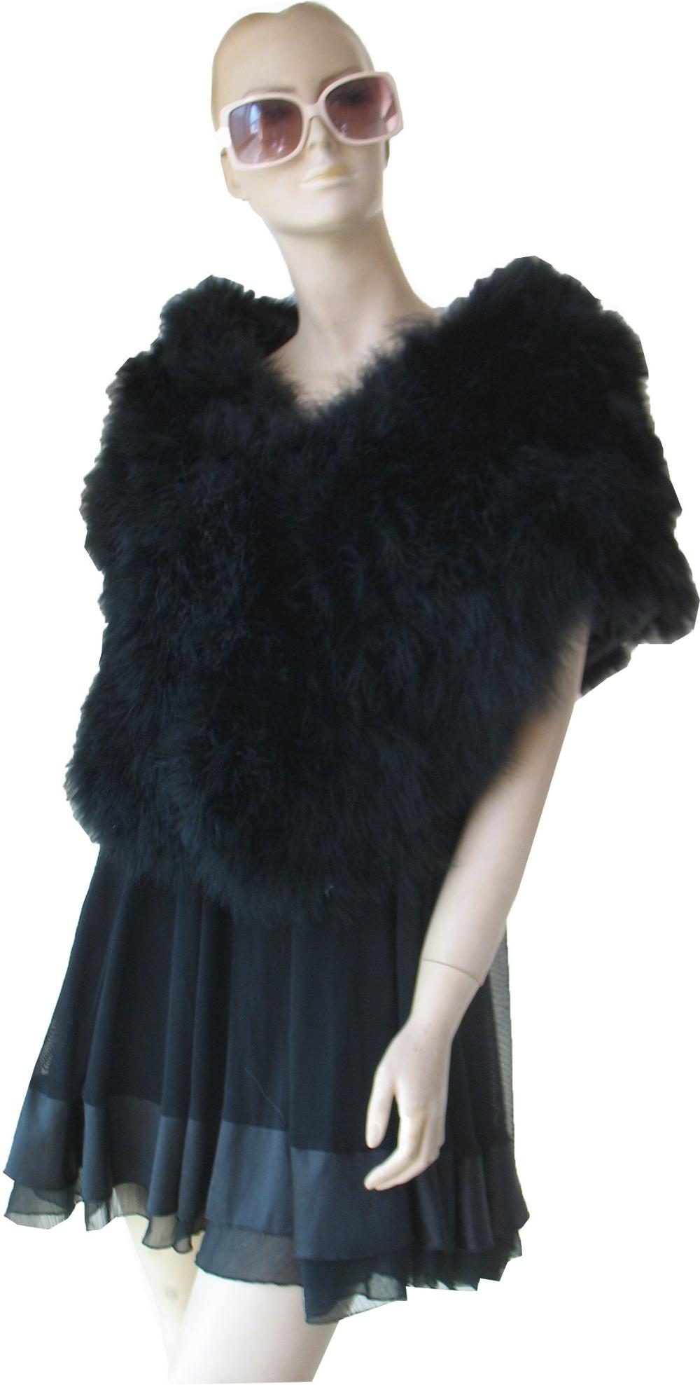 Luxury Real Feather Wrap for W - Stole Wedding Shawl review and price